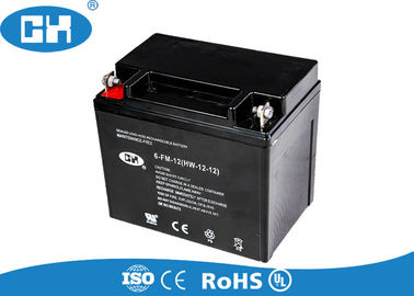 150cc AGM Lead Acid Sealed Motorcycle Batteries 12v 12Ah Large Current Capability