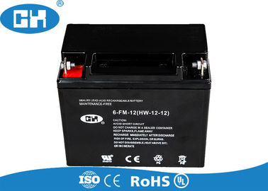 12v 12Ah Valve Regulated Lead Acid Battery , Three Wheel Motorcycle Sealed Lead Acid Battery